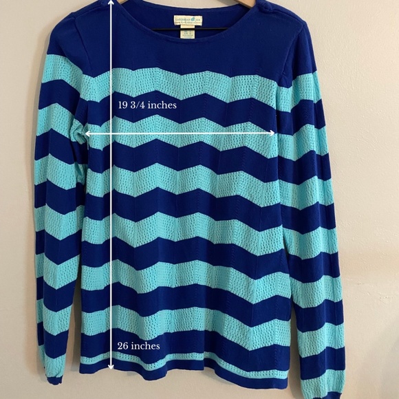 Caribbean Joe Chevron Sweater. - Picture 5 of 5